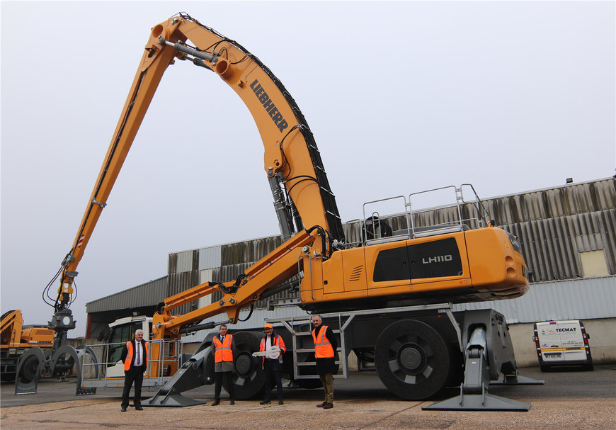 Largest Liebherr material handling machine in France delivered